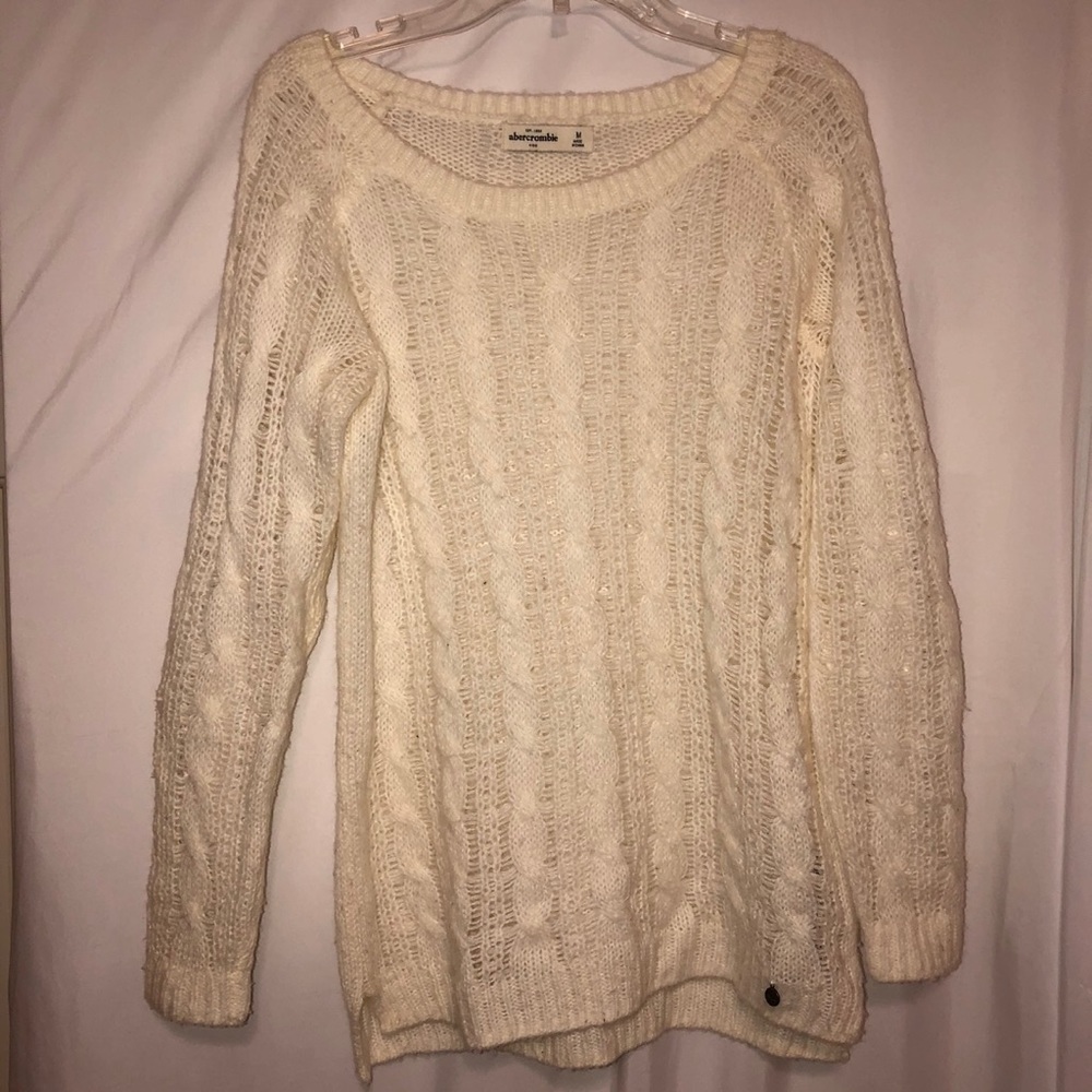 Abercrombie Cream Sweater